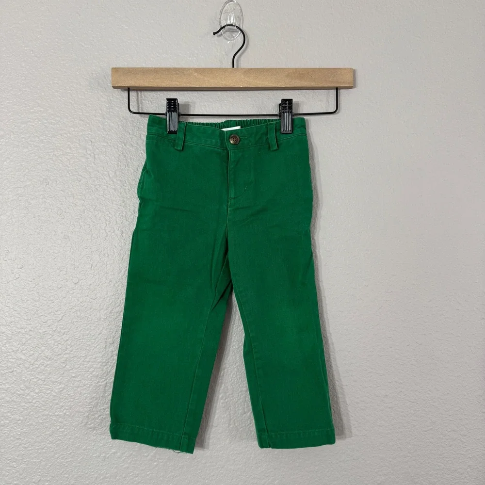 Ralph Lauren‎ Baby Size 24 Months Kelly Green Chino Pants FLAW